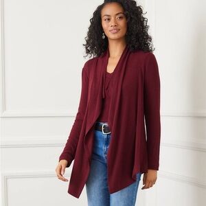 Burgundy Women's Cardigan